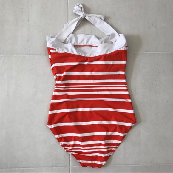 Lauren Ralph Lauren Striped Swimsuit - Picture 7 of 8
